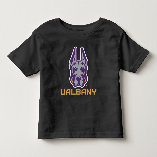 Universität Albany Great Danes Kleinkind T-shirt (Vorderseite)