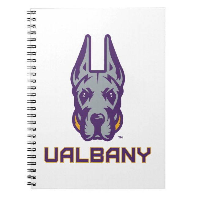 Universität Albany Great Danes Notizblock (Vorderseite)
