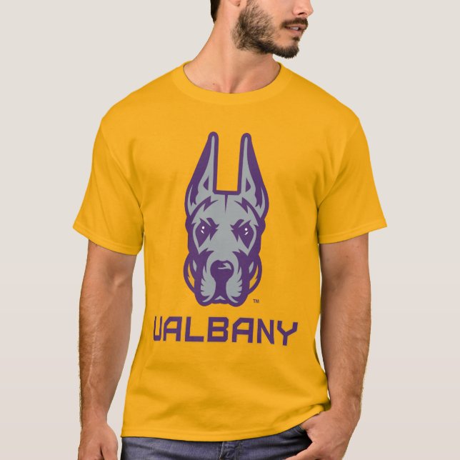 Universität Albany Great Danes T-Shirt (Vorderseite)