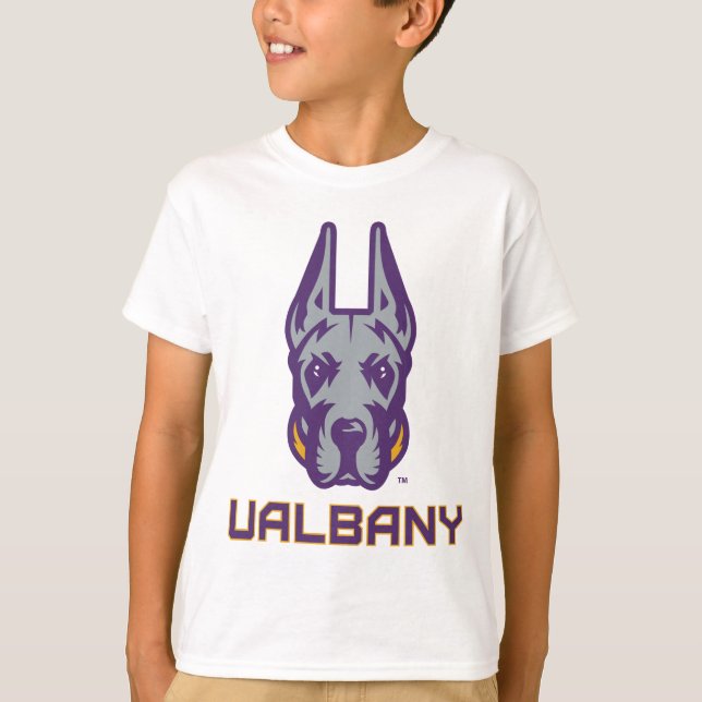 Universität Albany Great Danes T-Shirt (Vorderseite)