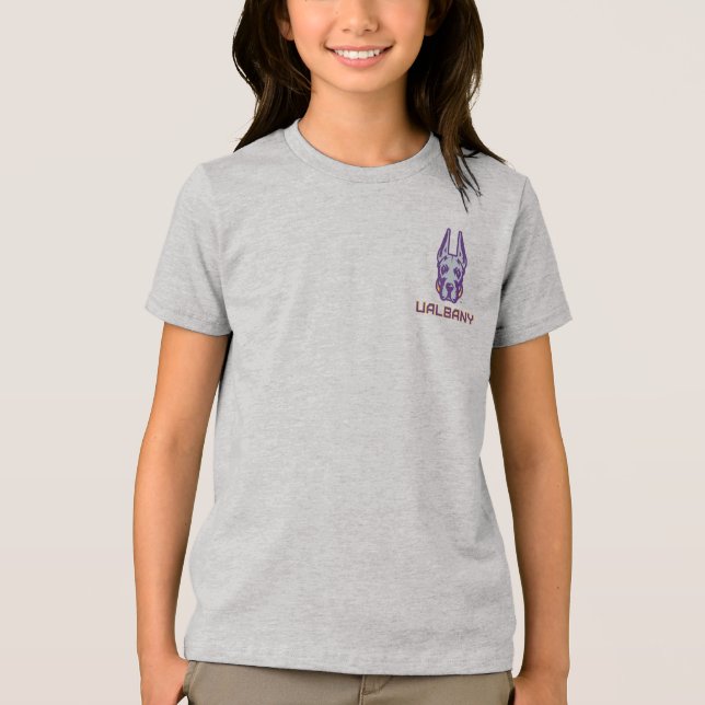 Universität Albany Great Danes Tri-Blend Shirt (Vorderseite)