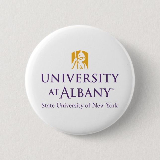 Universität Albany - Iconic-Logo Button (Vorderseite)