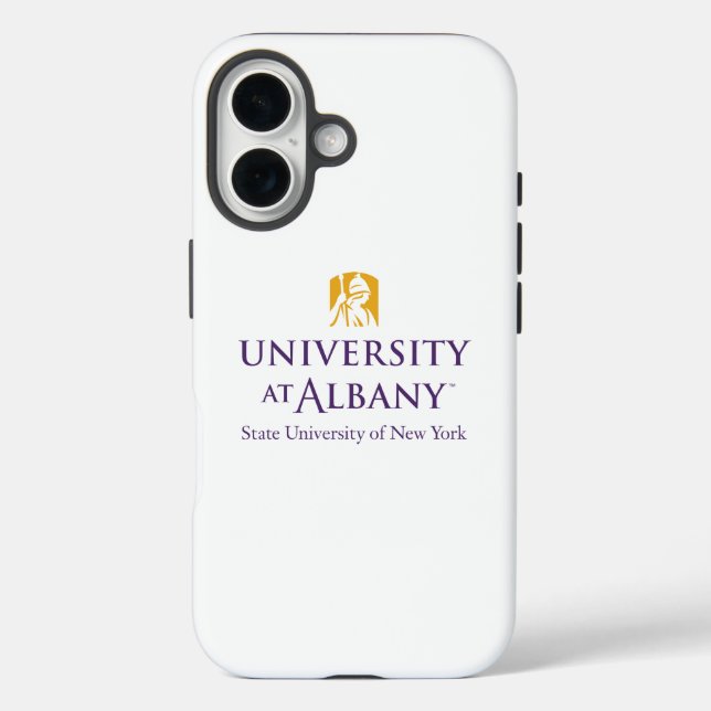 Universität Albany - Iconic-Logo Case-Mate iPhone Hülle (Rückseite)