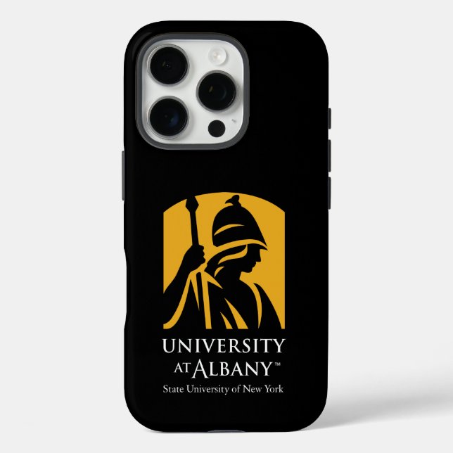 Universität Albany - Iconic-Logo Case-Mate iPhone Hülle (Rückseite)