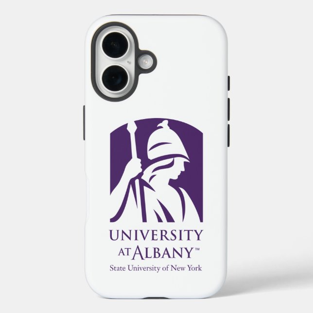 Universität Albany - Iconic-Logo Case-Mate iPhone Hülle (Rückseite)