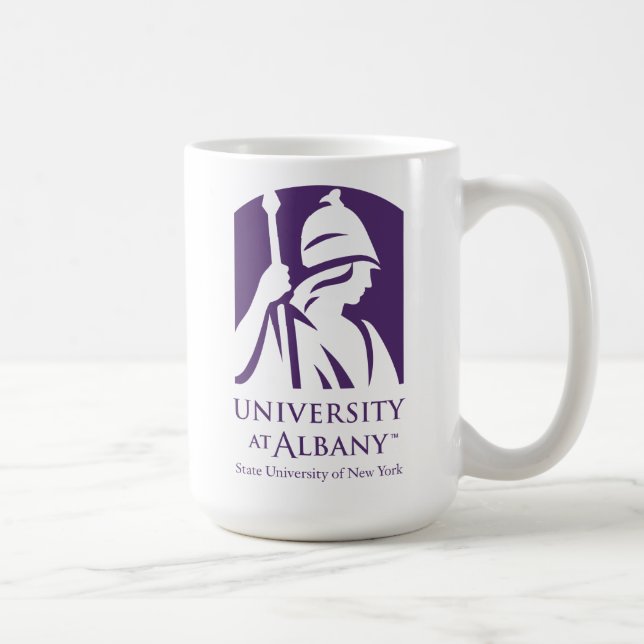 Universität Albany - Iconic-Logo Kaffeetasse (Rechts)