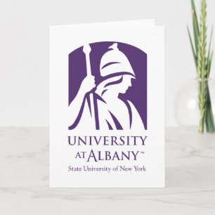 Universität Albany - Iconic-Logo Karte