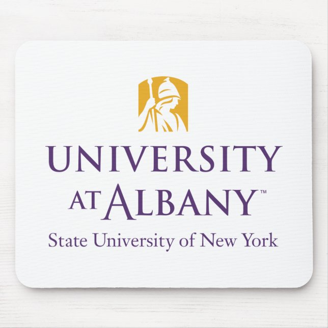 Universität Albany - Iconic-Logo Mousepad (Vorne)