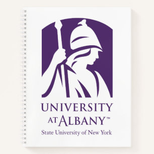 Universität Albany - Iconic-Logo Notizbuch