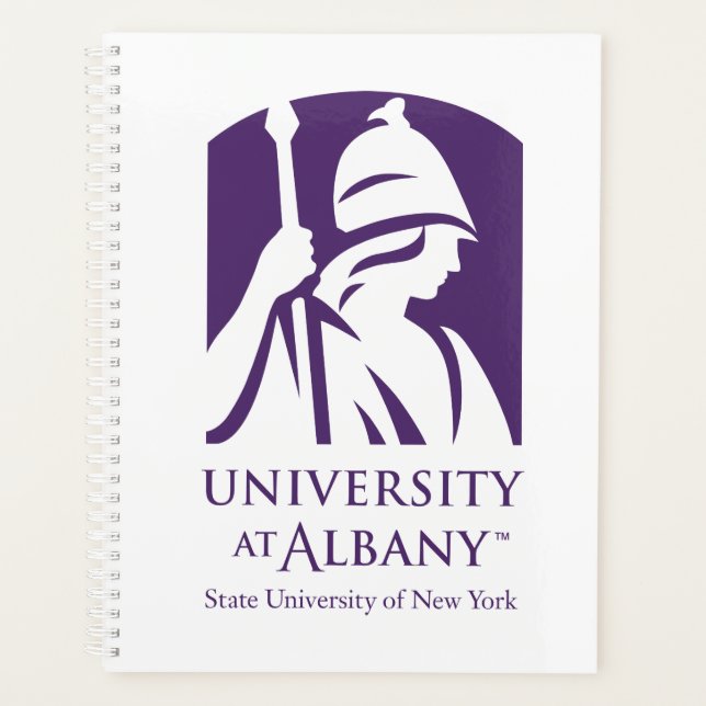 Universität Albany - Iconic-Logo Planer (Vorderseite)