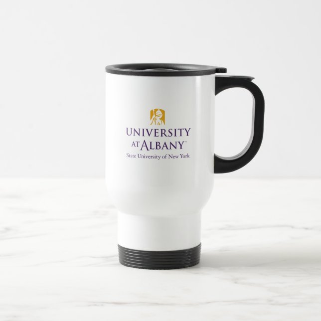 Universität Albany - Iconic-Logo Reisebecher (Rechts)