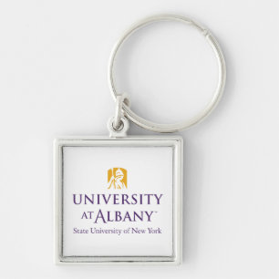 Universität Albany - Iconic-Logo Schlüsselanhänger