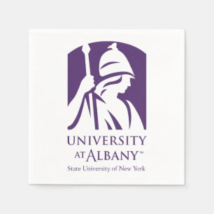 Universität Albany - Iconic-Logo Serviette