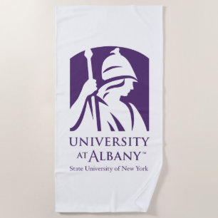 Universität Albany - Iconic-Logo Strandtuch