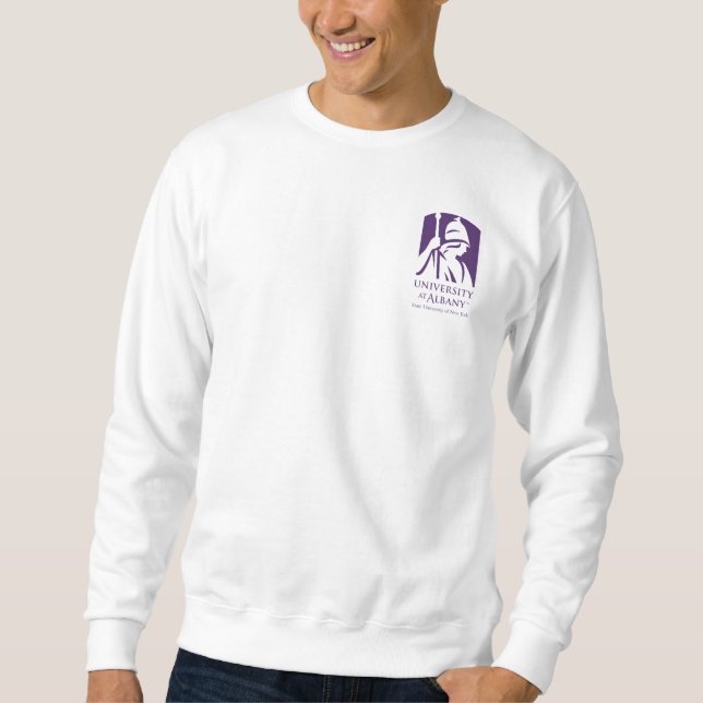 Universität Albany - Iconic-Logo Sweatshirt (Vorderseite)