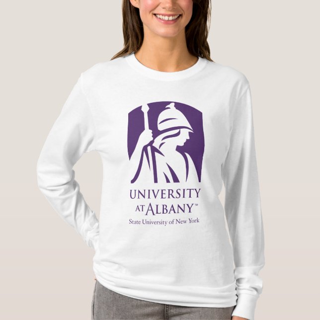 Universität Albany - Iconic-Logo T-Shirt (Vorderseite)