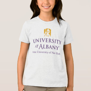 Universität Albany - Iconic-Logo Tri-Blend Shirt