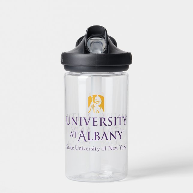 Universität Albany - Iconic-Logo Trinkflasche (Vorne)