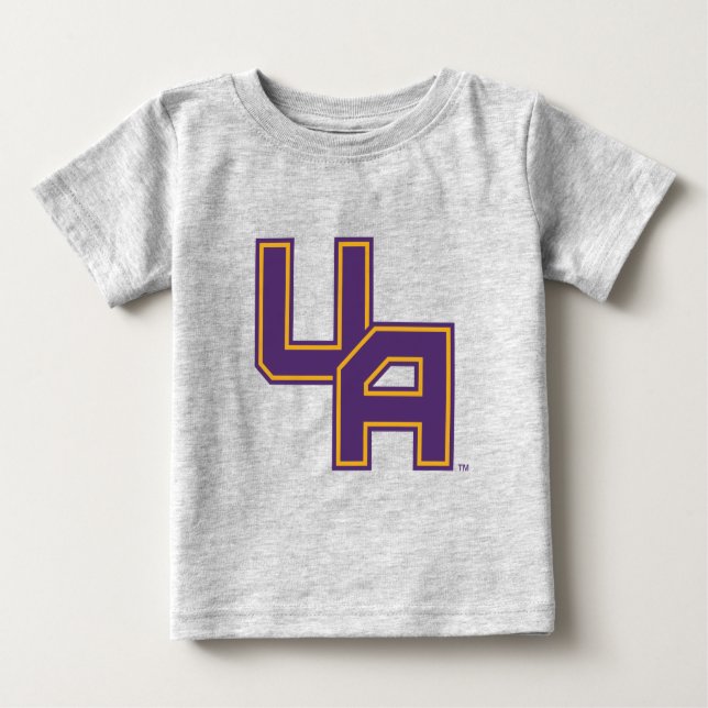 Universität Albany - Initials-Logo Baby T-shirt (Vorderseite)