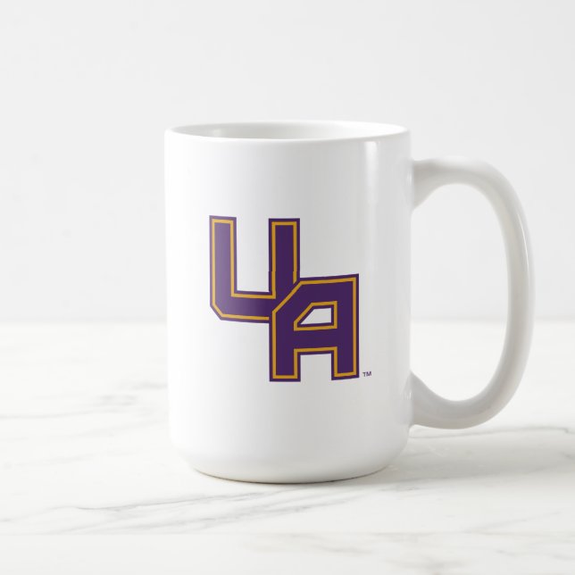 Universität Albany - Initials-Logo Kaffeetasse (Rechts)