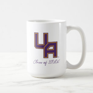 Universität Albany - Initials-Logo Kaffeetasse