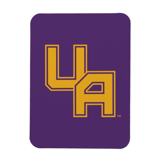 Universität Albany - Initials-Logo Magnet (Vertikal)