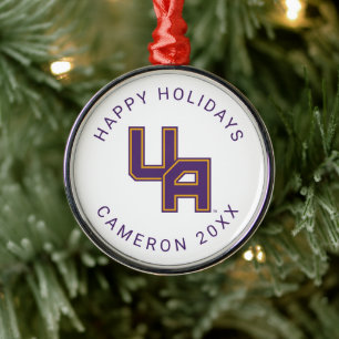 Universität Albany - Initials-Logo Ornament Aus Metall