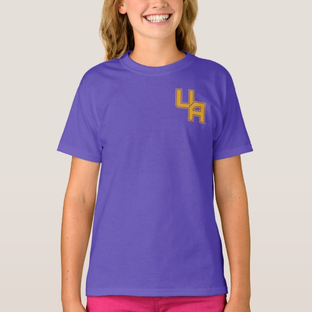 Universität Albany - Initials-Logo T-Shirt (Vorderseite)