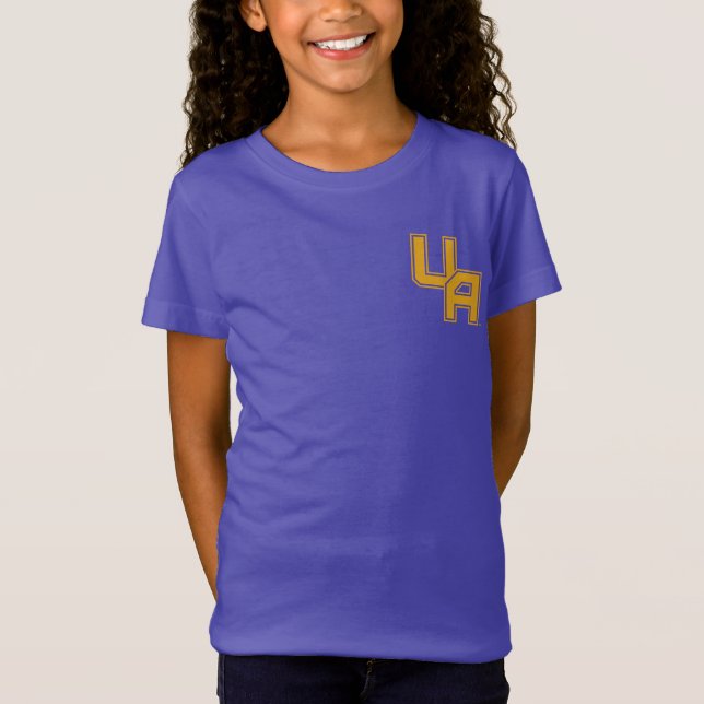 Universität Albany - Initials-Logo T-Shirt (Vorderseite)