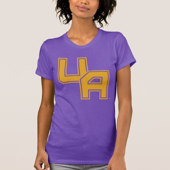 Universität Albany - Initials-Logo T-Shirt (Vorderseite)