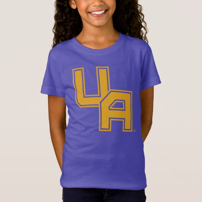 Universität Albany - Initials-Logo T-Shirt (Vorderseite)
