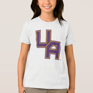 Universität Albany - Initials-Logo Tri-Blend Shirt