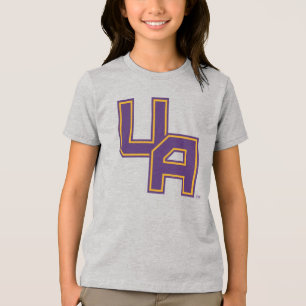 Universität Albany - Initials-Logo Tri-Blend Shirt