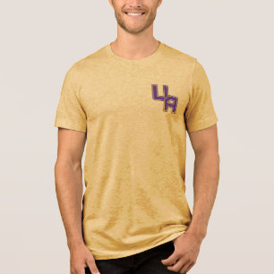 Universität Albany - Initials-Logo Tri-Blend Shirt