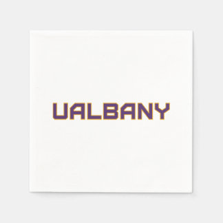 Universität Albany Wordmark Serviette