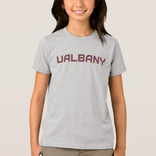 Universität Albany Wordmark Tri-Blend Shirt
