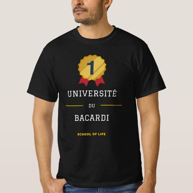 Universität Bacardi T-Shirt (Vorderseite)