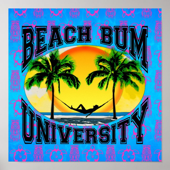 Universität Beach Bum Poster (Vorne)