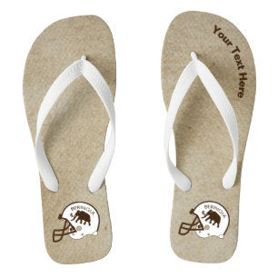 Universität Beringia Fußball Flip Flops