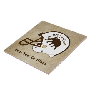 Universität Beringia Fußball Helmet Fliese