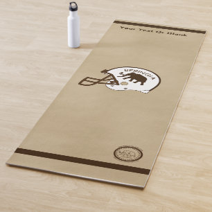 Universität Beringia Fußball Helmet Yogamatte