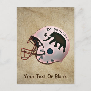 Universität Beringia Fußball Postkarte