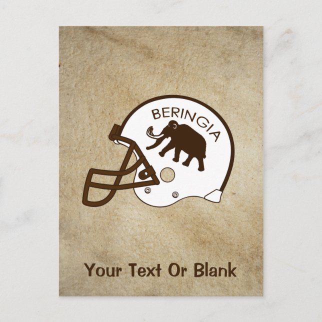 Universität Beringia Fußball Postkarte (Vorderseite)