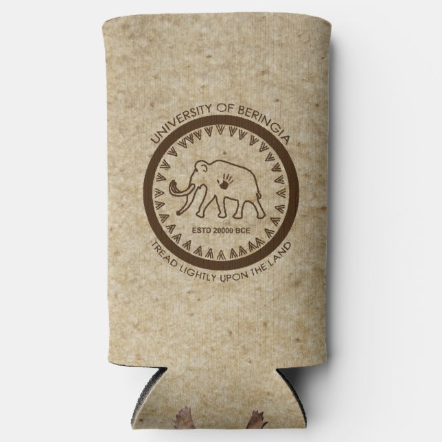 Universität Beringia Mammoth Can Cooler Selters Dosenkühler (Vorderseite)