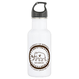 Universität Beringia Mammoth Edelstahlflasche