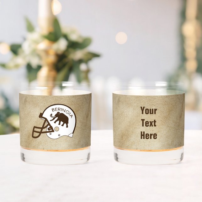 Universität Beringia Mammoth Helmet Whiskyglas (Insitu (Hochzeit))