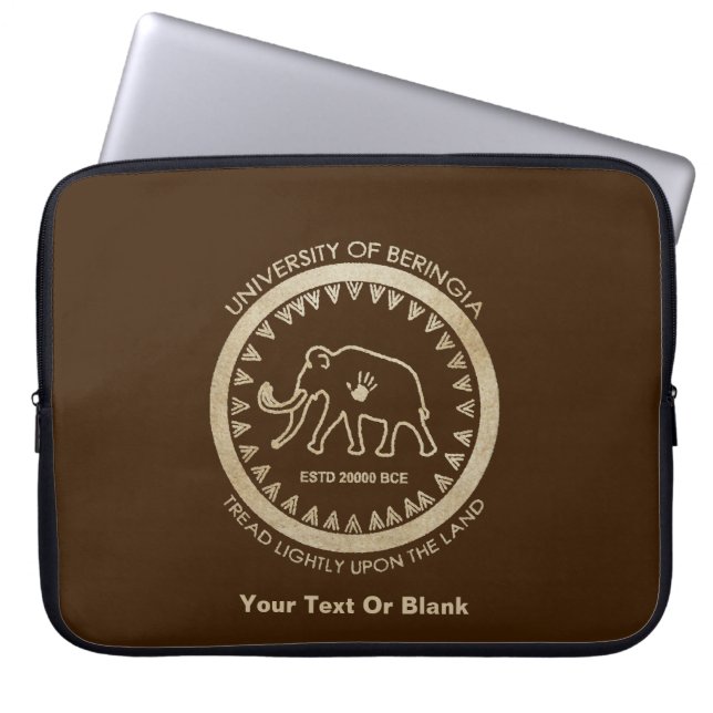 Universität Beringia Mammoth Laptopschutzhülle (Vorderseite)