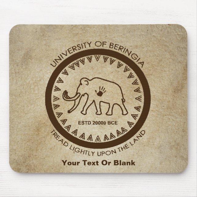 Universität Beringia Mammoth Mousepad (Vorne)