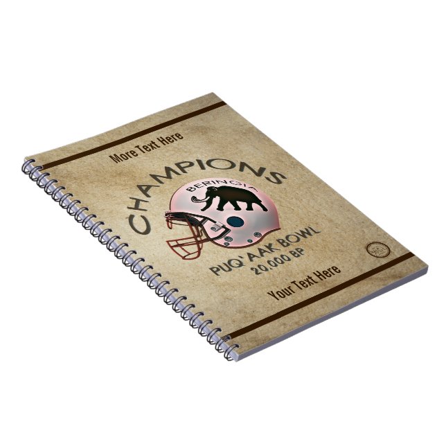 Universität Beringia Puq'aak Bowl Meisterschaft Notizblock (Rechte Seite)