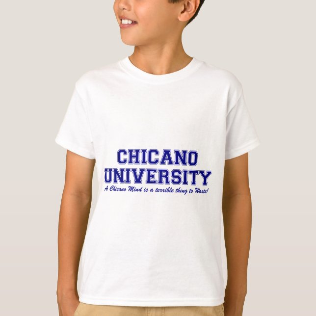Universität Chicano T-Shirt (Vorderseite)